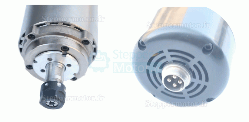 Moteur de broche cnc refroidi par air Handi JGF-F80A-1.5KW 110V/220/380 V 1,5kW 24000 tr/min, pince ER11 400hz